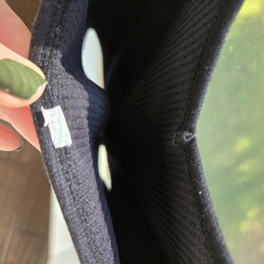 🌟Black Ribbed Bodysuit Size Small - Picture 3 of 3